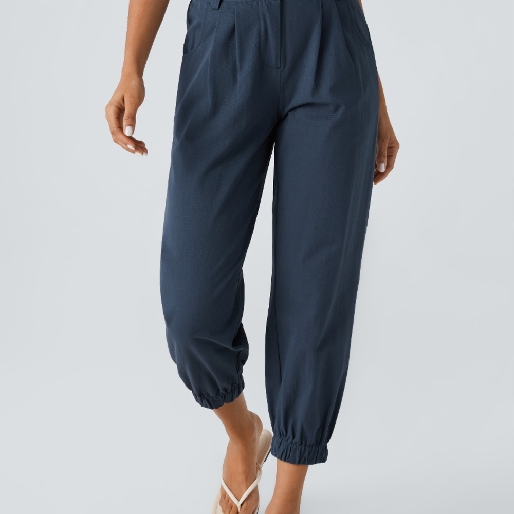 Halara Midrise Zipper Pocket Cotton Jogger